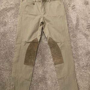 NWT Ralph Lauren fitted Polo/Equestrian pants with leather knee patch-sz10